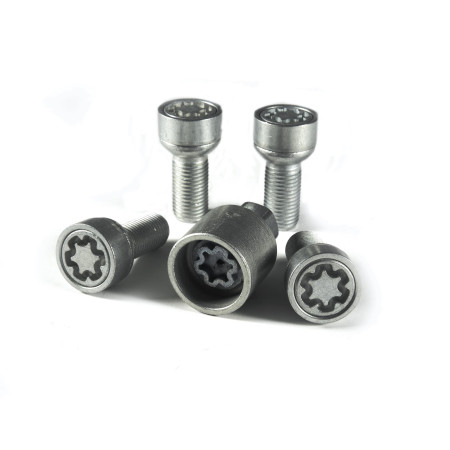 Star Locks with 1 Key Skoda/VW & Audi Sedan (Set of 4)