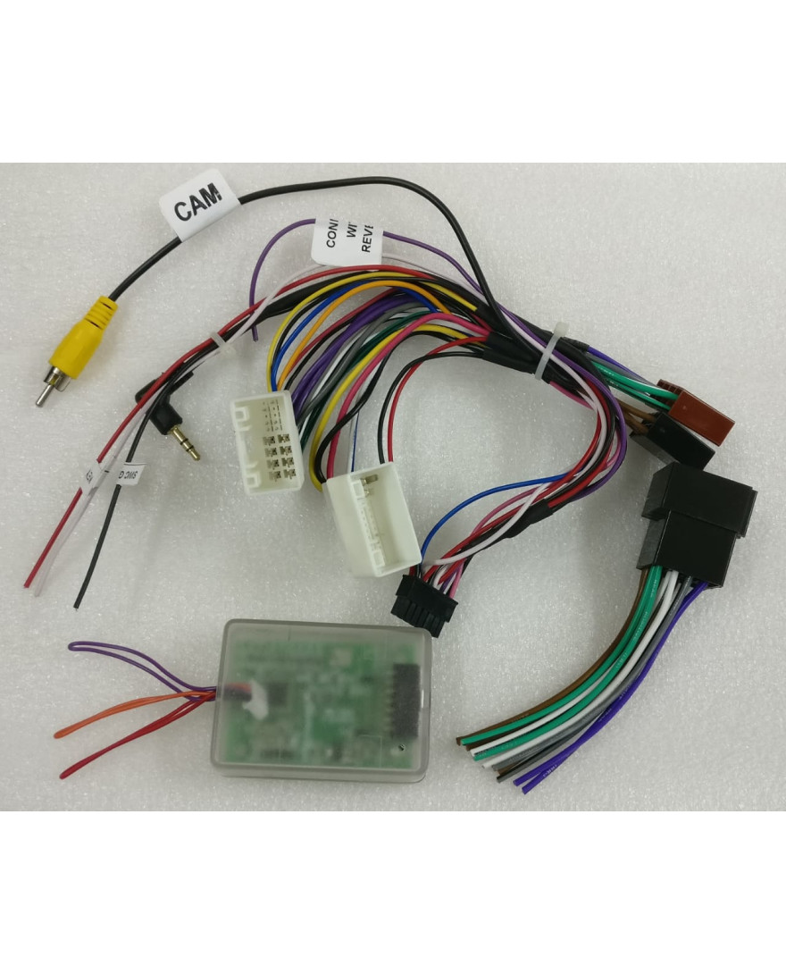 Global Byte Hyundai i20 Elite- Verna Fluidic- Creta- Elantra- I 10 Grand upto 2017 Steering Wheel Control Interface with OEM Camera Retention | SWC-GBHY13.1