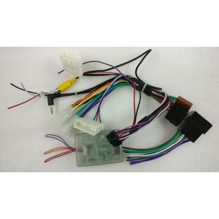 Global Byte Toyota 28pin (Innova & Forthuner after 2014 Cammry & Altis)  with OEM Camera Retention (24 PIN ) & Applicable Steering Wheel Control Interface with OEM Camera Retention | SWC-GBTO14.1