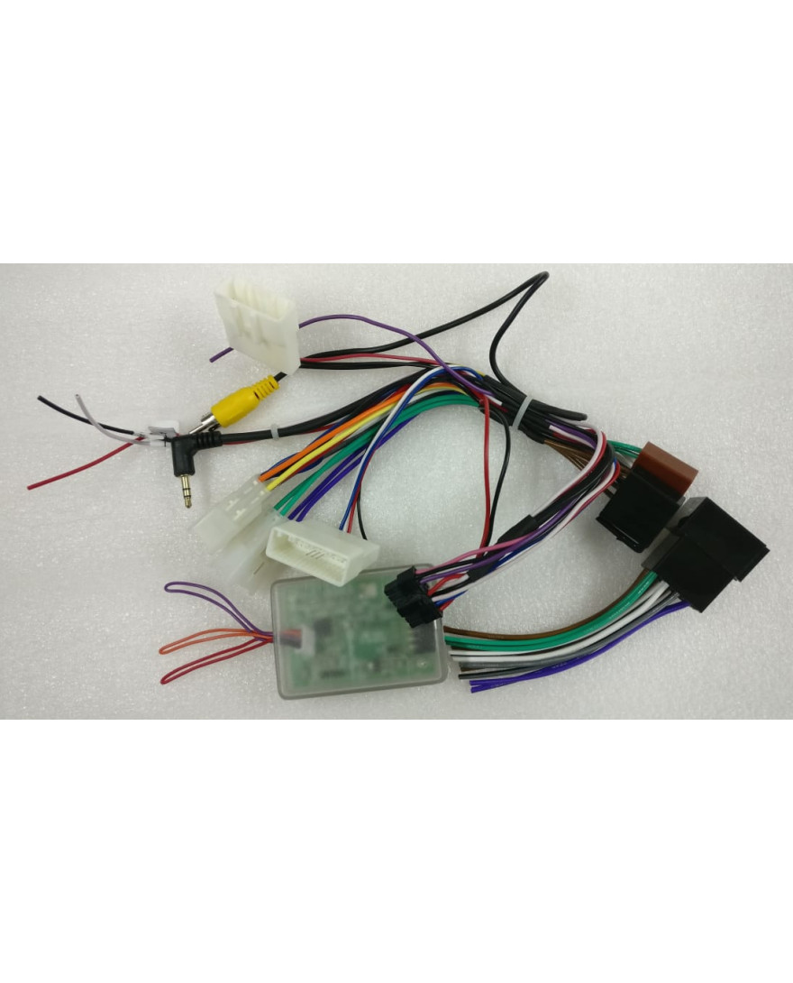 Toyota  28pin (Innova & Forthuner after 2014 Cammry & Altis)  with OEM Camera Retention (24 PIN ) & Applicable Steering Wheel Control Interface with OEM Camera Retention