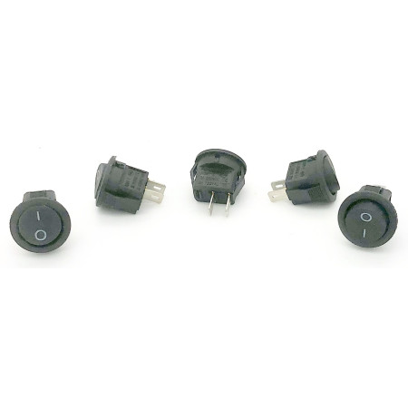 Global Byte Universal Round Small Size ON/OFF Switch For 3 AMP | SWH-101/8LRO/F-SM Global Byte Universal Round Small Size ON/OFF Switch For 3 AMP | SWH-101/8LRO/F-SM