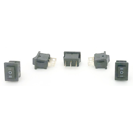 Global Byte Universal Square Small Size 0 / 1 / 2 Switch 3 Way For 3 AMP | SWH-103S-SM0/1/2