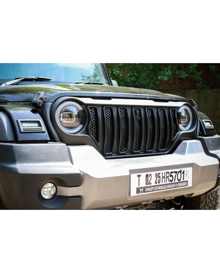 Thar Roxx Bimbra Seven-Slot Grill 1.0 | Bold Styling with Perfect Fit