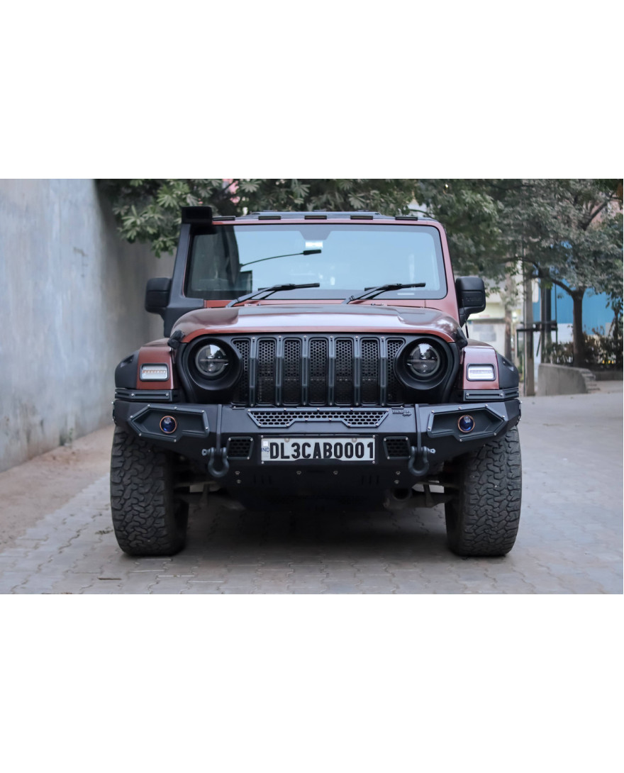Bimbra 4x4 Front Seven Slot Grill 2.0 | Body Color | For Mahindra Thar