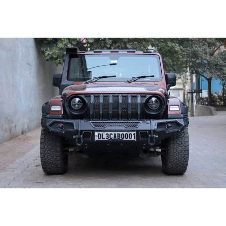 Bimbra 4x4 Front Seven Slot Grill 2.0 | Matt Black | For Mahindra Thar Bimbra 4x4 Front Seven Slot Grill 2.0 | Matt Black | For Mahindra Thar