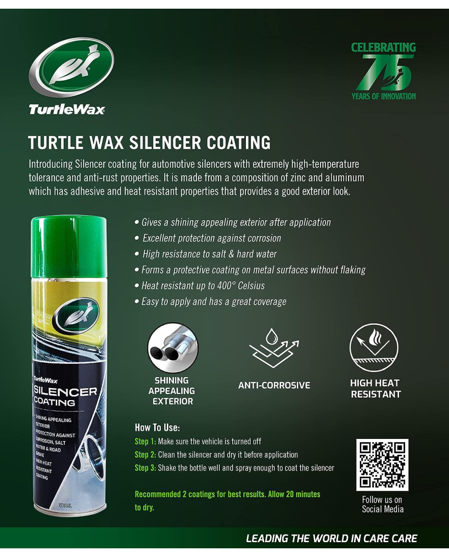 Turtle Wax Silencer Coating 500ML