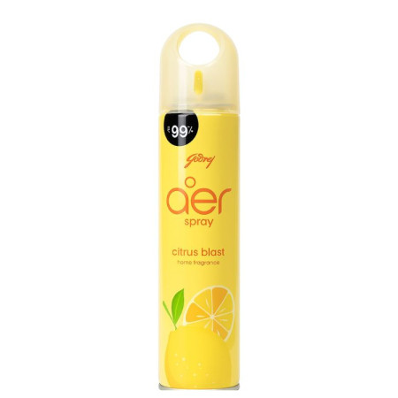 Godrej Aer Spray Home Fragrance Citrus Blast 220 ml