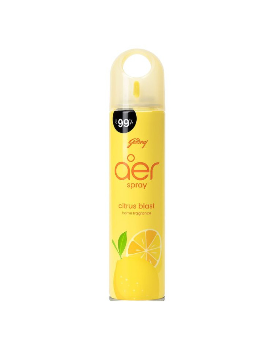 Godrej Aer Spray Home Fragrance Citrus Blast 220 ml