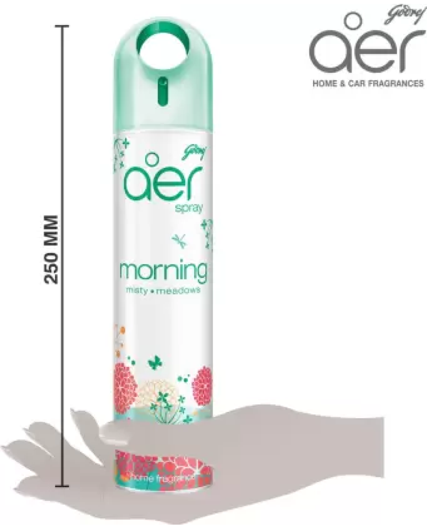 Godrej Aer Morning Misty Meadows Spray | 220 ml