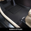 3D MAXpider Custom Fit Kagu Floor Mat Compatible with Tesla Model Y 2021-2025 R1 R2 | Black