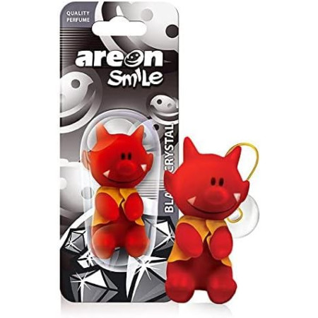 AREON Toy Car Air freshener Smile Black Crystal | ASB03