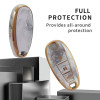 Keycare TPU Key Cover Compatible for Urban Cruiser Smart Key | TP04 Marble Finish