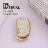 Keycare TPU Key Cover For Hyundai Creta, I20, Venue, Tucson, Alcazar, Grand I10, Aura, Xcent Flip Key | TP10 Marble Finish
