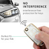 keycare TPU car key cover combo compatible for Skoda Octavia | Fabia | Laura | Superb | Rapid | Yeti 3 button flip key | TP13 Marble