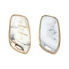 keycare TPU car Key Cover Compatible for MG ZS EV, Astor Smart Key | TP65 Marble