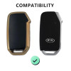 keycare TPU key cover compatible for Seltos, Sonet 2023 onwards smart key | TP77 GOLD