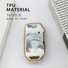 keycare TPU key cover compatible for Seltos, Sonet 2023 onwards smart key | TP77 MARBLE