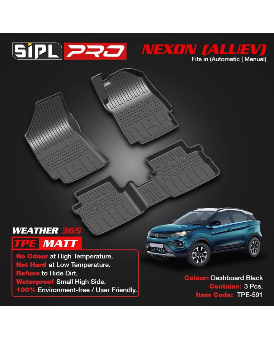 SIPL Premium 3D TPE Car Mats for Tata Nexon