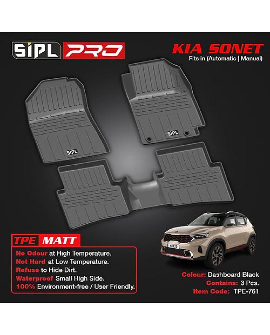 SIPL Pro Premium TPE Car Matt for Kia Sonet