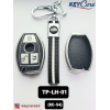 Key Care Key Cover with Key Chain Kc54 | Black Silver TPU L TP LH 01