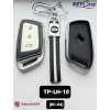 Keycare Premium Leather Pattern 3 Button flip Key TPU Cover TP LH 10