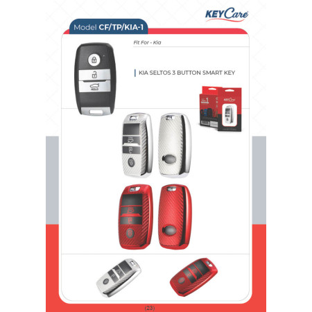 KEY CARE TPU KIA_AO6H | FIT FOR KIA SELTOS 3 BUTTON SMART KEY KEY CARE TPU KIA_AO6H | FIT FOR KIA SELTOS 3 BUTTON SMART KEY