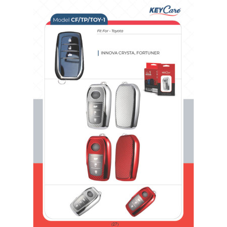 KEY CARE TPU TYT_AO6T | Fit For INNOVA CRYSTA, FORTUNER KEY CARE TPU TYT_AO6T | Fit For INNOVA CRYSTA, FORTUNER