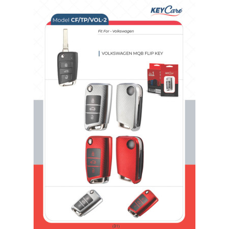 KEY CARE TPU VW_BO6H | Fit For VOLKSWAGEN MQB FLIP KEY KEY CARE TPU VW_BO6H | Fit For VOLKSWAGEN MQB FLIP KEY