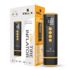 Stellar Drive TP-X1 Mini Car Tyre Inflator for Car & Bike | 150 PSI | Portable Air Pump | 3M Power Cord Tyre inflator | Light Weight, High-Speed Motor | 12V | 15L/min | Low Noise & Vibration
