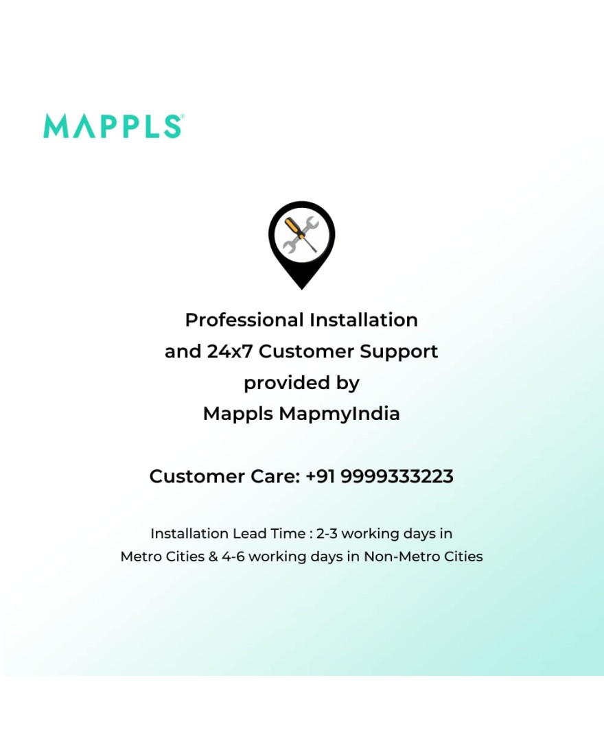 Mappls MapmyIndia GPS Vehicle Tracker Lx14 | Premium Deep Installed | 1 Year Subscription Included | Geofencing, Driver Behaviour Monitoring, Ultra Lightweight and Compact