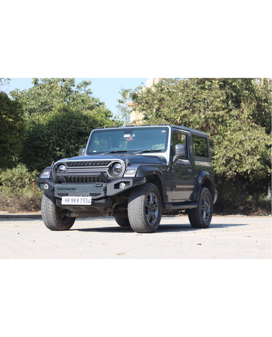 Bimbra 4x4 Front Ten Slot Grill | Body Color | For Mahindra Thar