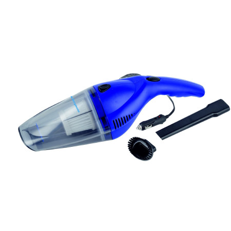 Bergmann Tornado Car Vacuum Cleaner | With HEPA Filter | Sleek Trendy Design | 12V DC, 60W | 3m Power Cord | Blue