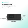 Vehicle Tracking System Tracker Lx15 | Premium deep-installed GPS tracker for car theft prevention, driver monitoring, and car safety | Without engine cutoff 1 Year Subscription