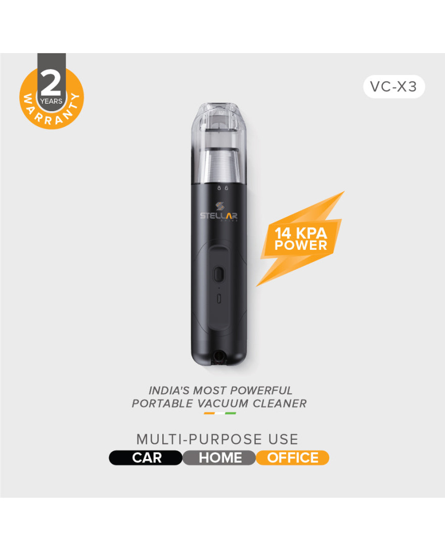 STELLAR DRIVE VC-X3 Cordless Vacuum Cleaner Plus Dust Blower
