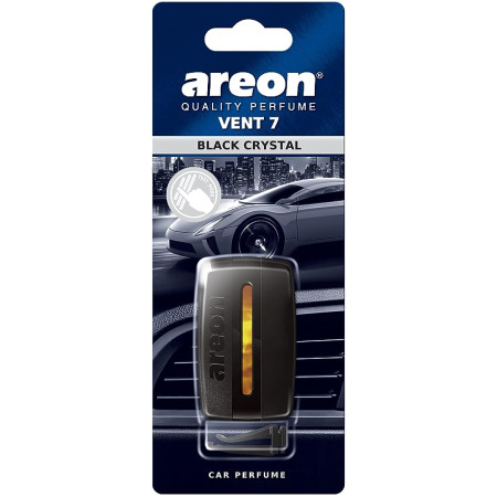 Areon Black Crystal Scent Vent 7 Car Perfume | Fruity And Sweet Perfume Fragrances | V708
