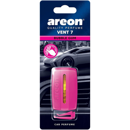 Areon Bubble Gum Scent Vent 7 Car Perfume | Fruity And Sweet Perfume Fragrances | V707