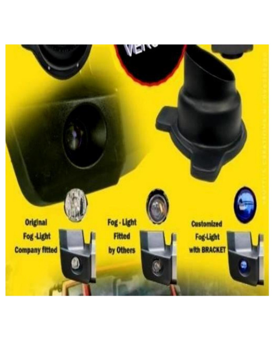 VV 19 | 3 Inch Universal Projector Mounting Bracket | Fiber Bracket | Mahindra Thar | ABS Plastic
