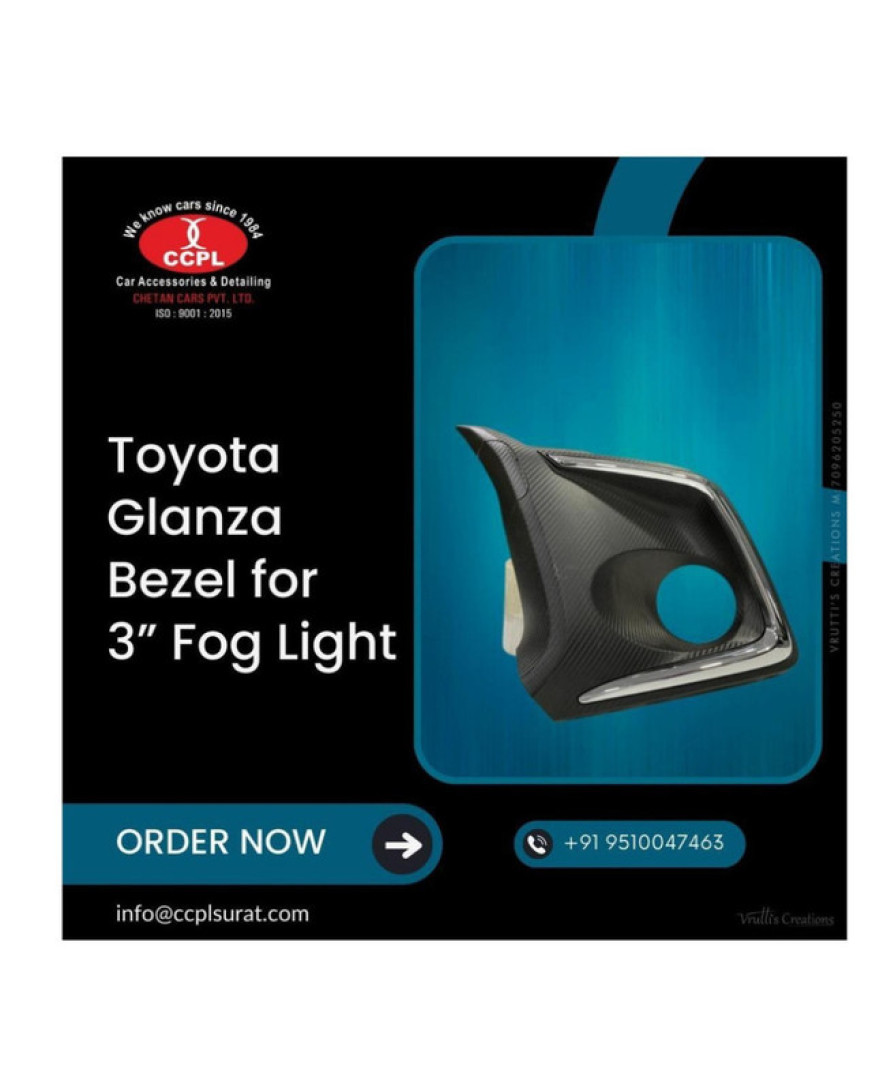 VV 27 | 3 Inch Foglight Projector Bezel For TOYOTA GLANZA