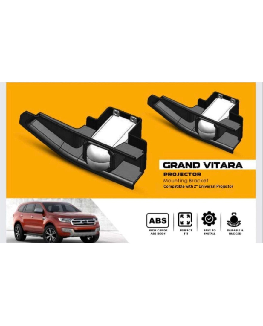 VV 54 | 2 Inch FOGLIGHT Bracket For GRAND VITARA | ABS Plastic