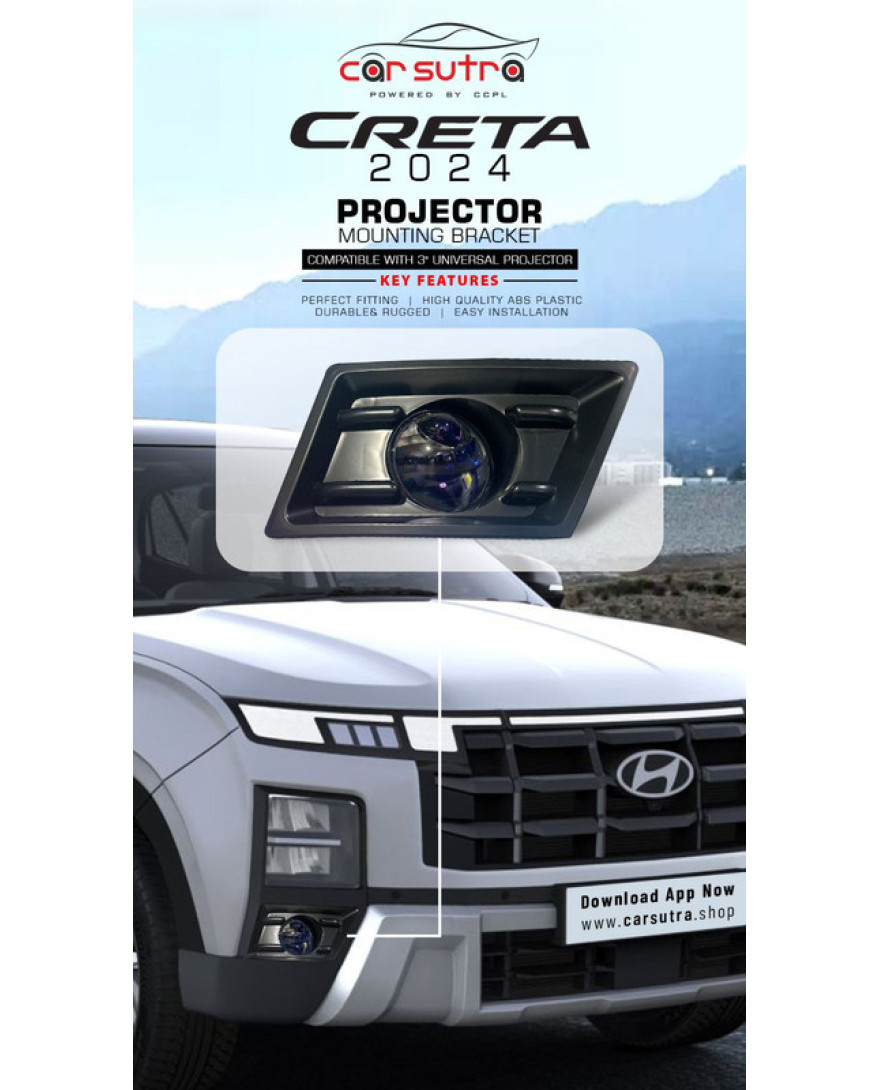 Carsutra CS-64 | Creta 2024 Fog Light OE Bracket | Set of 2 Pcs
