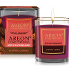 Areon Scented Candle Apple And Cinnamon | 120gm | Invigorating Aroma | Stylish Glass Tumbler