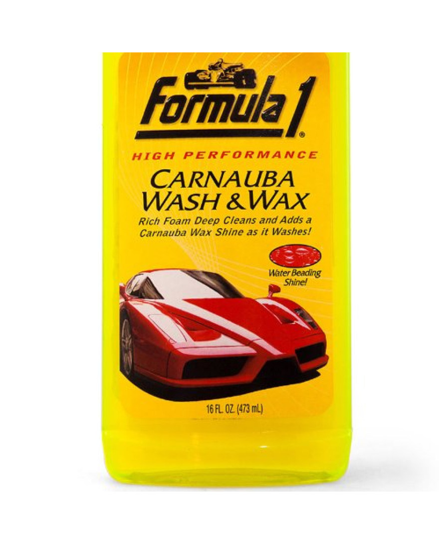 Formula 1 615016 Carnauba Wash and Wax Shampoo (473 ml)