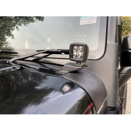 Bimbra 4x4 Windsheild Light Brackets For Mahindra Thar Bimbra 4x4 Windsheild Light Brackets For Mahindra Thar