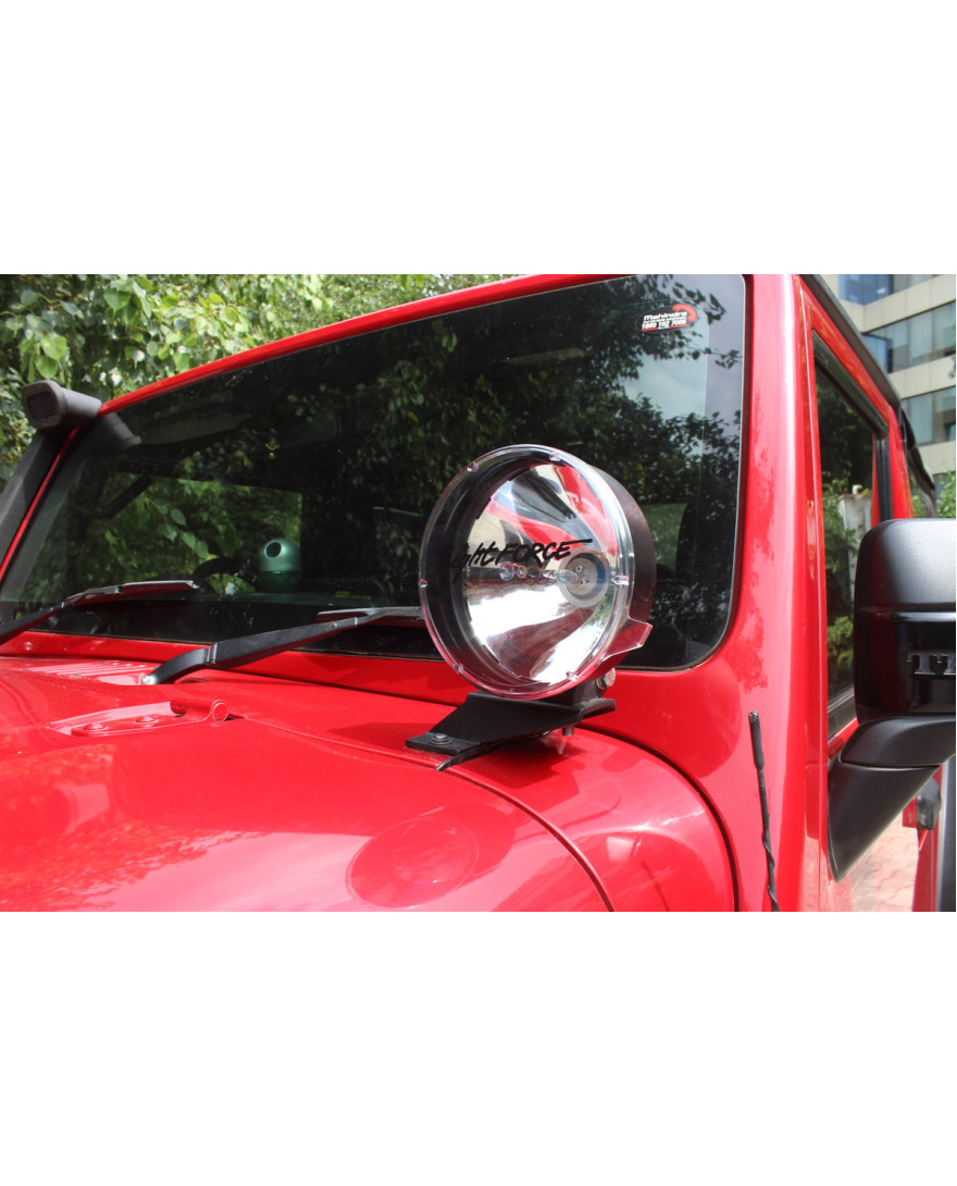 Bimbra 4x4 Windsheild Light Brackets For Mahindra Thar