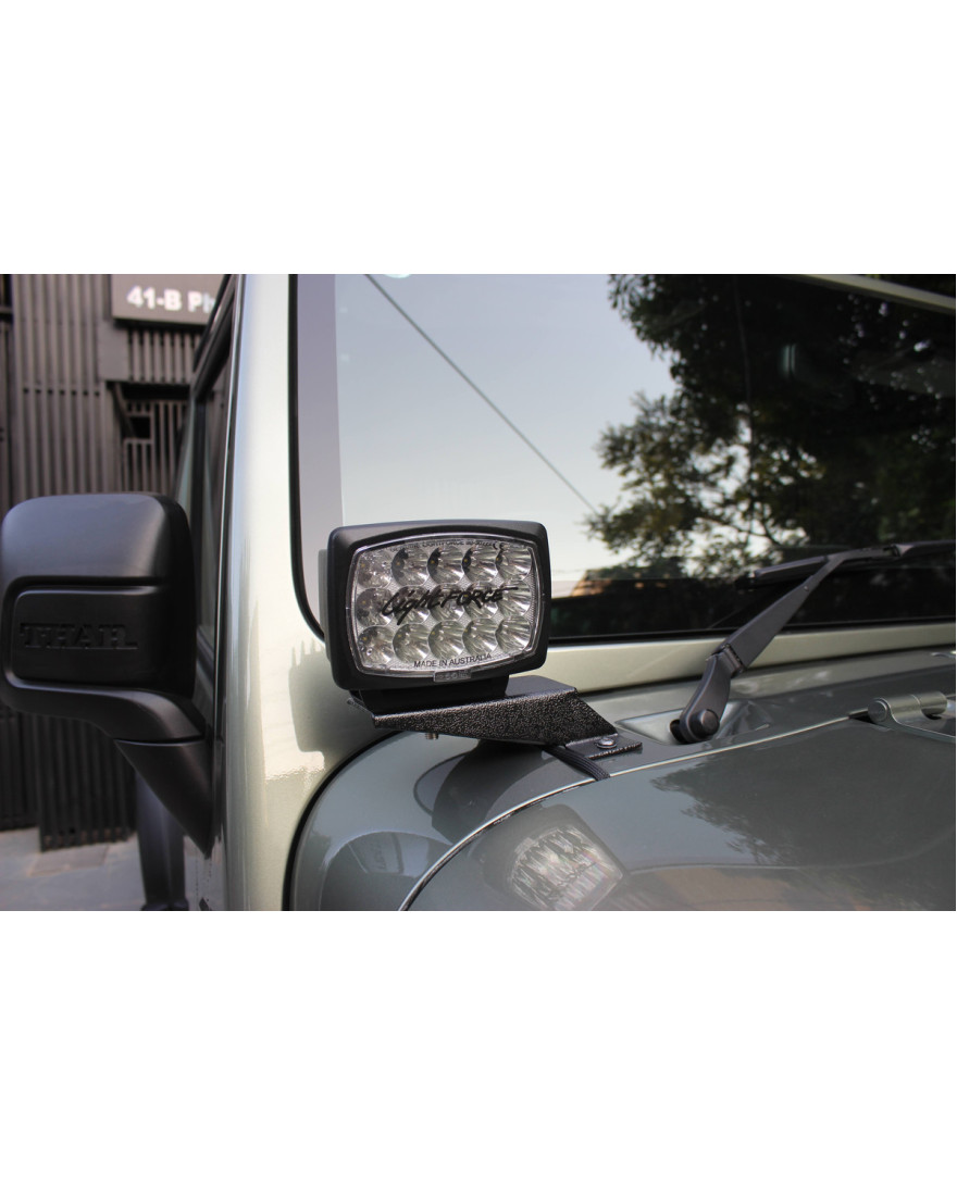 Bimbra 4x4 Windsheild Light Brackets For Mahindra Thar