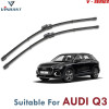 V Series Front Wiper Blade Suitable For Merce Audi Q3 | SIZE RH 24 Inch / LH 20 Inch | Pack of 2