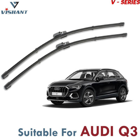 V Series Front Wiper Blade Suitable For Merce Audi Q3 | SIZE RH 24 Inch / LH 20 Inch | Pack of 2 V Series Front Wiper Blade Suitable For Merce Audi Q3 | SIZE RH 24 Inch / LH 20 Inch | Pack of 2