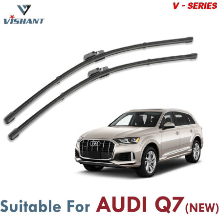 V Series Front Wiper Blade Suitable For Audi Q7 New | SIZE RH 26 Inch / LH 20 Inch | Pack of 2 V Series Front Wiper Blade Suitable For Audi Q7 New | SIZE RH 26 Inch / LH 20 Inch | Pack of 2