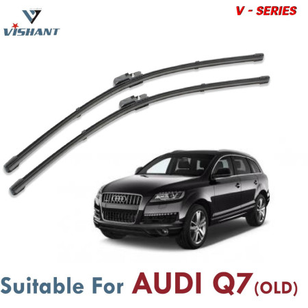 V Series Front Wiper Blade Suitable For Audi Q7 old | SIZE RH 26 Inch / LH 24 Inch | Pack of 2 V Series Front Wiper Blade Suitable For Audi Q7 old | SIZE RH 26 Inch / LH 24 Inch | Pack of 2