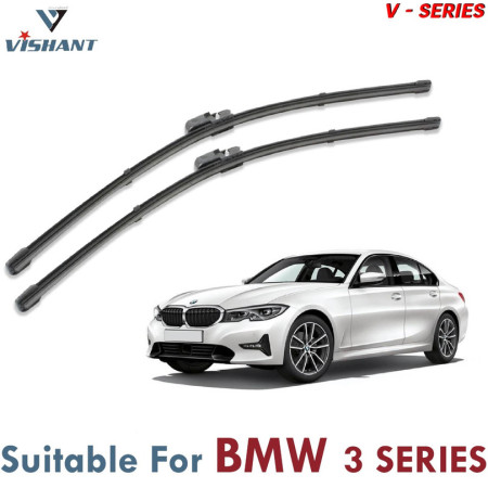 V Series Front Wiper Blade Suitable For BMW 3 Series | SIZE RH 24 Inch / LH 19 Inch | Pack of 2 V Series Front Wiper Blade Suitable For BMW 3 Series | SIZE RH 24 Inch / LH 19 Inch | Pack of 2